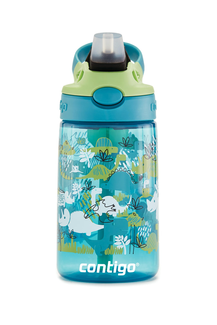 Kids Straw Water Bottle with AUTOSPOUT® Lid, 14oz X9
