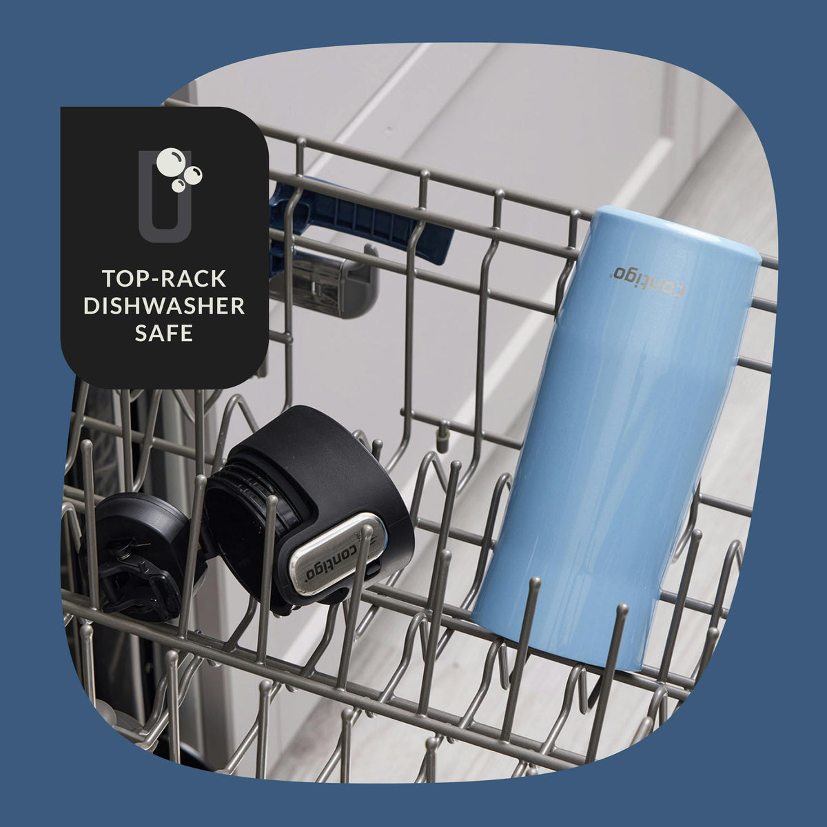 Contigo® AUTOSEAL® West Loop Vacuum-Insulated Stainless Steel Travel Mug with Easy-Clean Lid, 16 oz, 2-Pack
