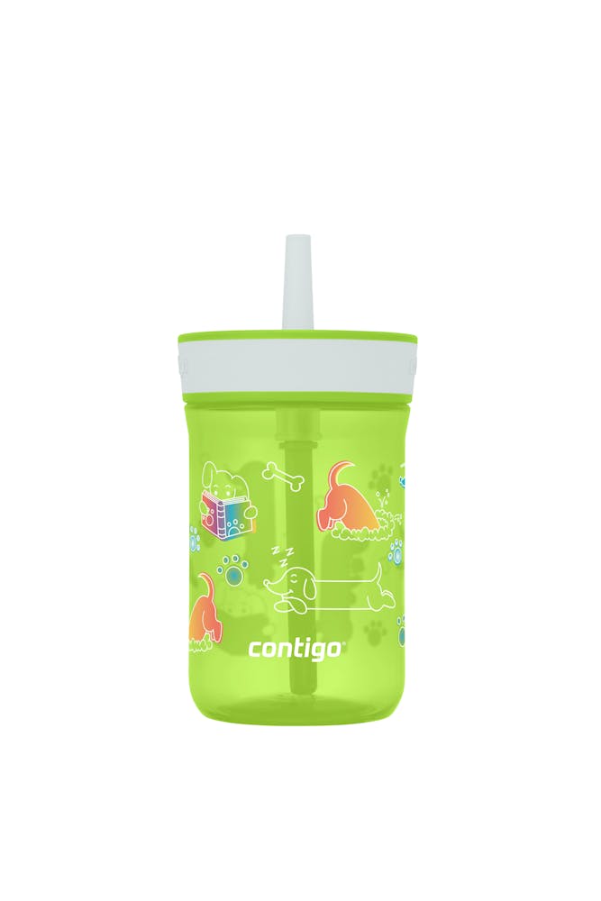Kids’ Leighton Straw Tumbler with Spill-Proof Leak-Proof Lid, 14oz N9